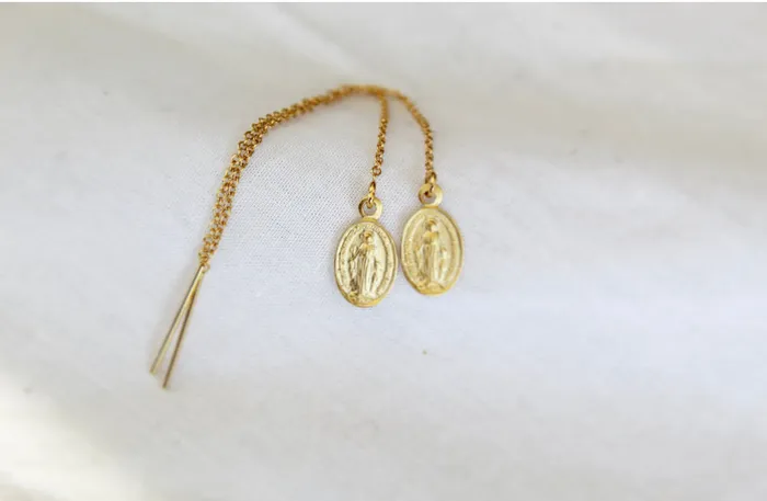 The Little Catholic Miraculous Medal Earrings Earrings