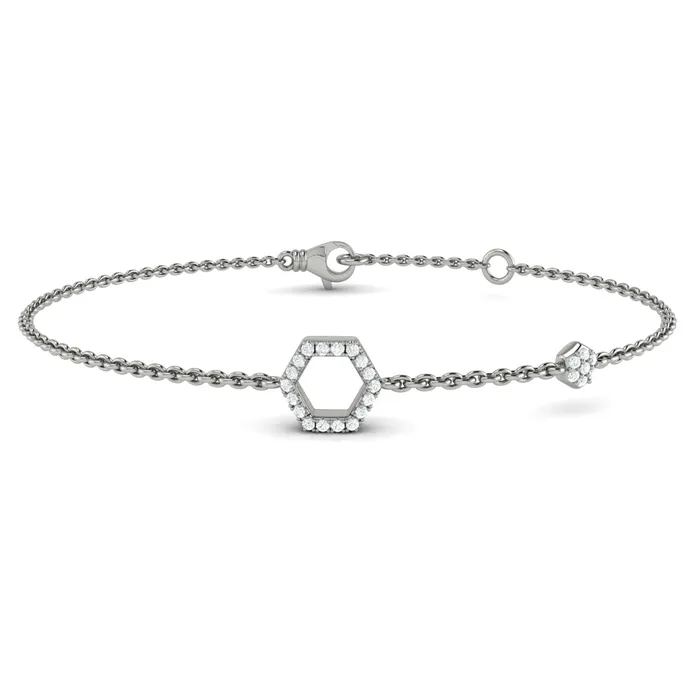 Vlora Serafina 14K Diamond Double Open Honeycomb Bracelet 013CTW Shop IDC estore Bracelets Vlora Serafina 14K Diamond Double Open Honeycomb Bracelet 013CTW Shop IDC estore Bracelets