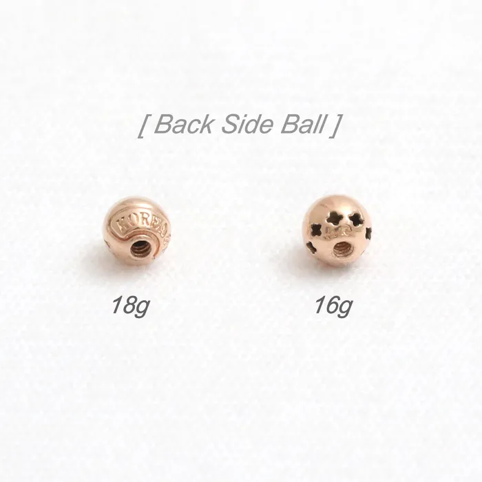 7mm Moissanite 6 Prongs Ear Piercing from J Shop Earrings