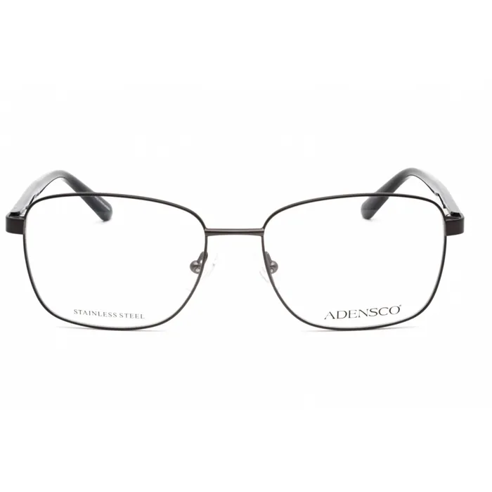 Adensco Bracelets Adensco Mens Eyeglasses Matte Ruthenium Stainless Steel Frame AD 138 0R81 00