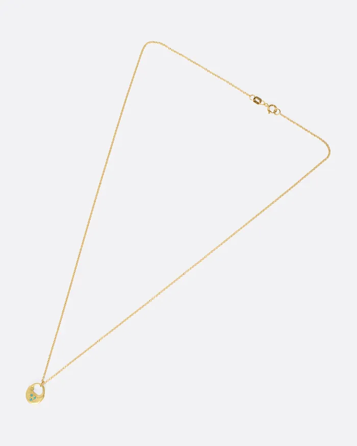 AILI Necklaces Turquoise Lock Necklace