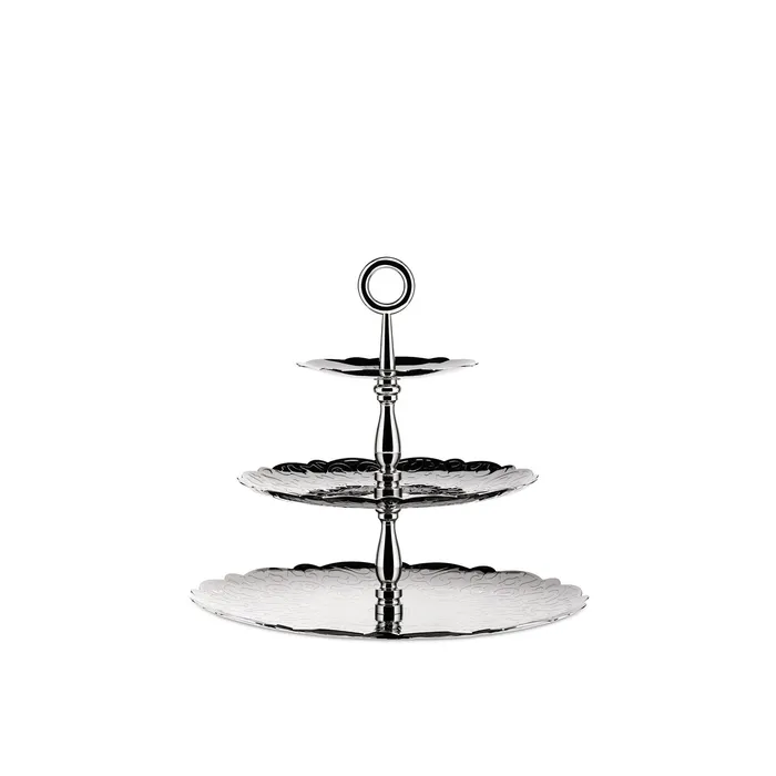 Alessi Alessi Dressed ThreeDish Stand Stainless Steel Bracelets