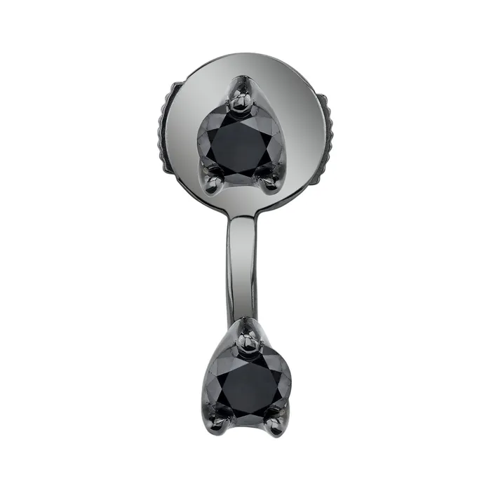 anitako Earrings BLACK DIAMOND ORBIT EARRING