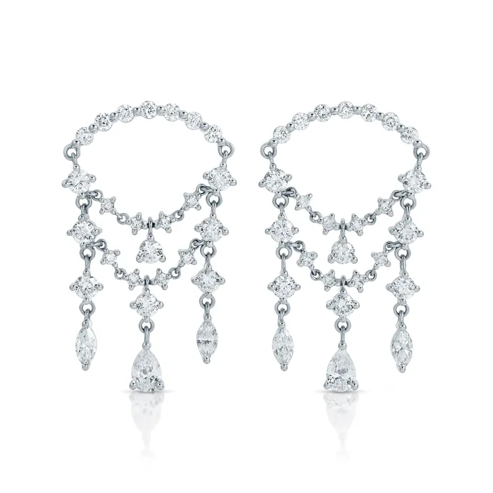 anitako Earrings DELILAH DIAMOND DROP EARRINGS