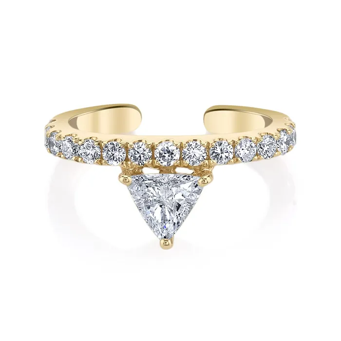 anitako LUXE TRIANGLE DIAMOND EAR CUFF Earrings