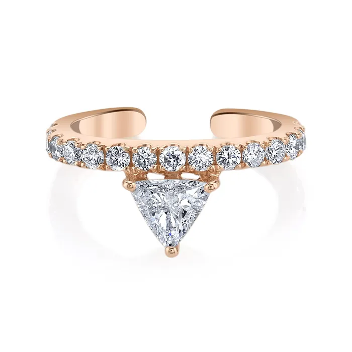 anitako LUXE TRIANGLE DIAMOND EAR CUFF Earrings