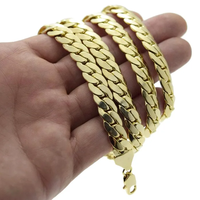 Bling Cartel Admin Necklaces 14K Gold Plated Miami Cuban Chain Necklace 30 x 10MM Bling Cartel Admin Necklaces 14K Gold Plated Miami Cuban Chain Necklace 30 x 10MM