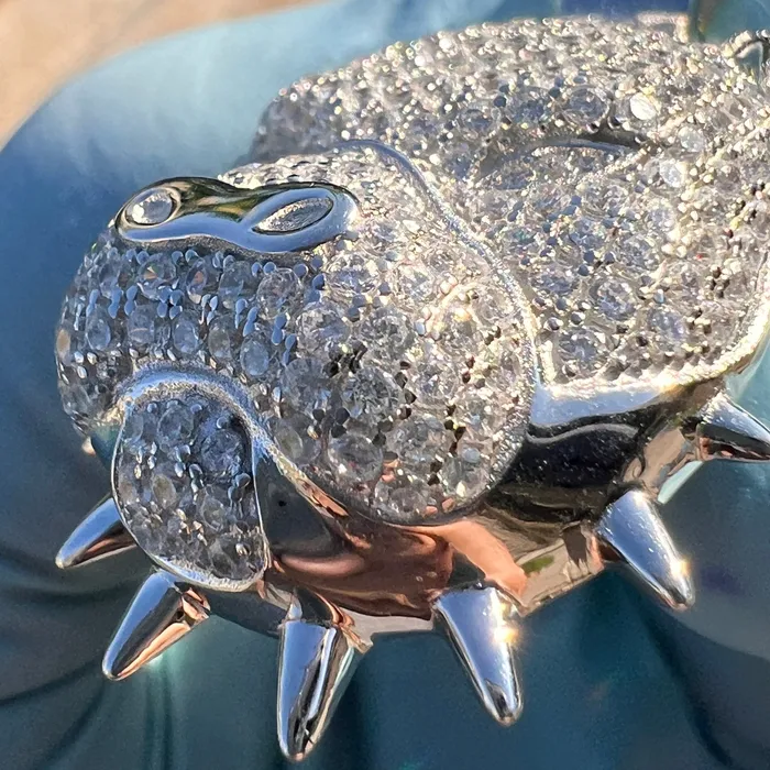 Bling Cartel Necklaces Real 925 Sterling Silver Pitbull Dog CZ Iced Bling Out Pit Bull Pendant Bling Cartel Necklaces Real 925 Sterling Silver Pitbull Dog CZ Iced Bling Out Pit Bull Pendant