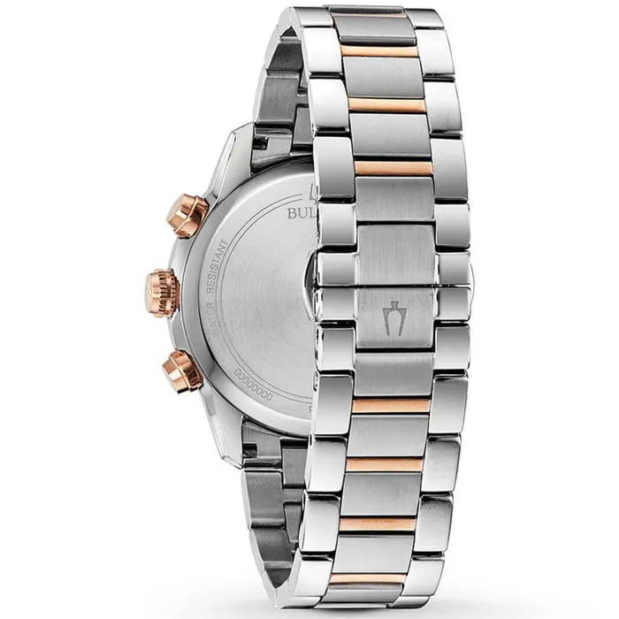 Bracelets Bulova Bulova Mens Chronograph Watch Classic Grey Dial Two Tone Bracelet 98B335 Bracelets Bulova Bulova Mens Chronograph Watch Classic Grey Dial Two Tone Bracelet 98B335