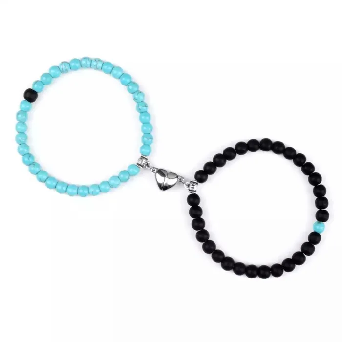 Bracelets Couples Magnetic Bracelet Set