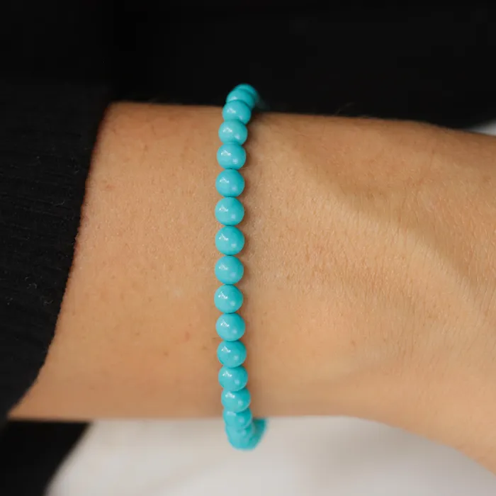 Bracelets Earthly Abundance 14K Sleeping Beauty Turquoise Bracelet