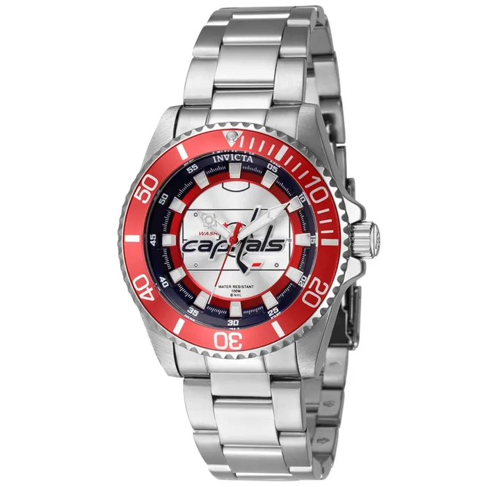 Bracelets Invicta Invicta Womens Quartz Watch NHL Washington Capitals Silver Steel Bracelet 42226 Bracelets Invicta Invicta Womens Quartz Watch NHL Washington Capitals Silver Steel Bracelet 42226