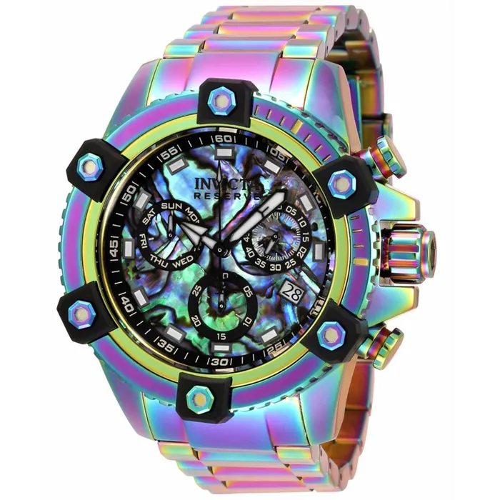 Bracelets Invicta Mens Chronograph Watch Reserve Quartz Iridescent Steel Bracelet 35555 Invicta Bracelets Invicta Mens Chronograph Watch Reserve Quartz Iridescent Steel Bracelet 35555 Invicta
