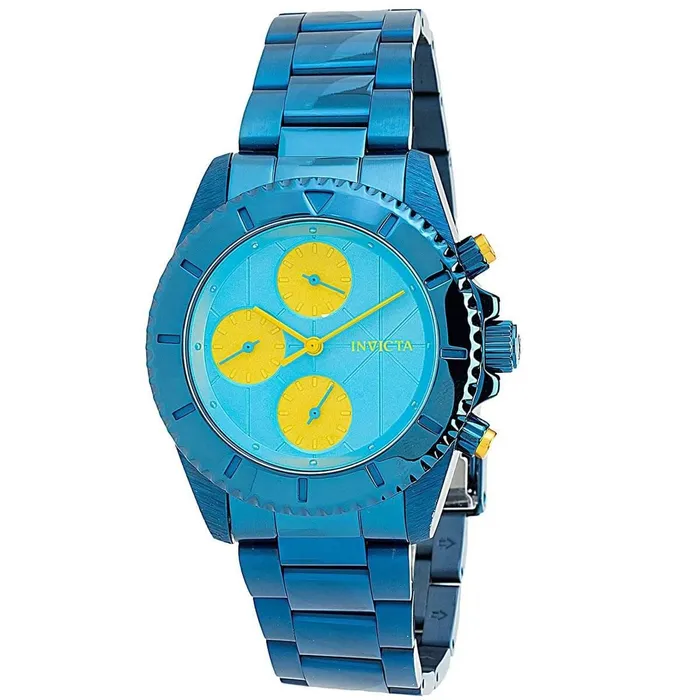 Bracelets Invicta Womens Quartz Watch Pro Diver Yellow and Blue Dial Bracelet 38220 Invicta Bracelets Invicta Womens Quartz Watch Pro Diver Yellow and Blue Dial Bracelet 38220 Invicta