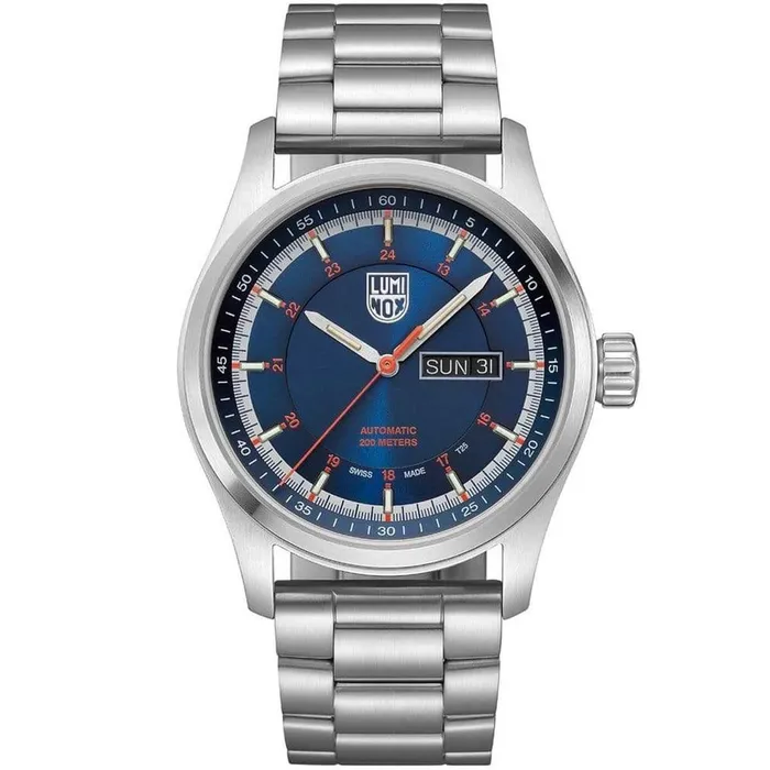Bracelets Luminox Luminox Mens Automatic Watch Atacama Field Power Reserve Steel Bracelet 1904 Bracelets Luminox Luminox Mens Automatic Watch Atacama Field Power Reserve Steel Bracelet 1904