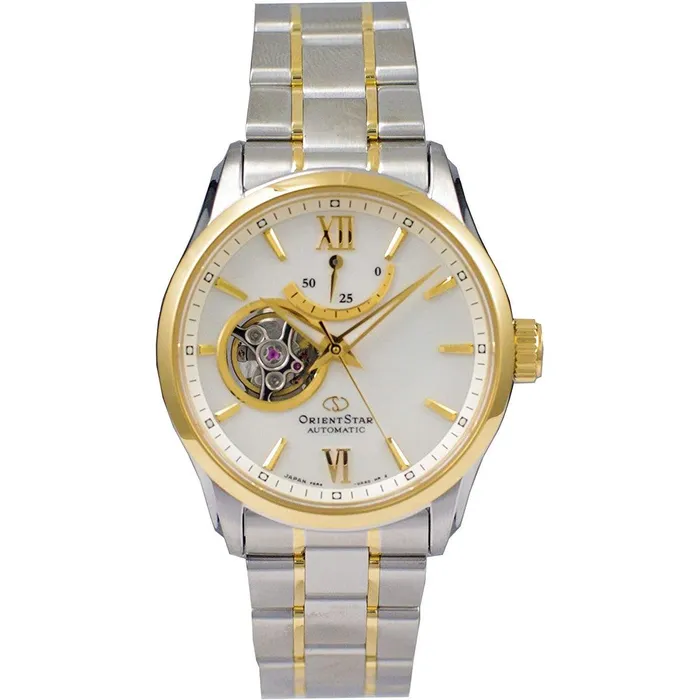 Bracelets ORIENT Orient Mens Automatic Watch Star White Open Heart Dial Bracelet REAT0004S00B Bracelets ORIENT Orient Mens Automatic Watch Star White Open Heart Dial Bracelet REAT0004S00B