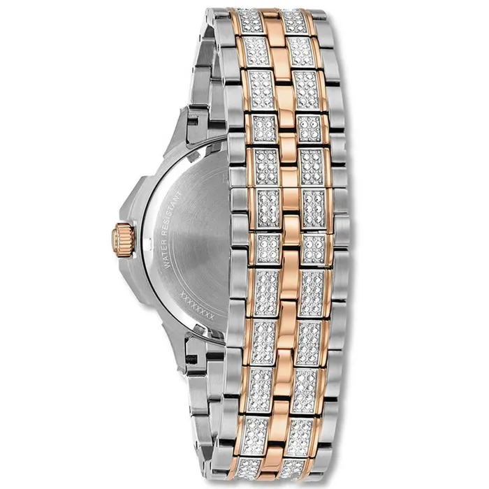 Bulova Bracelets Bulova Mens Bracelet Watch Crystal Quartz DayDate Two Tone Steel 98C133 Bulova Bracelets Bulova Mens Bracelet Watch Crystal Quartz DayDate Two Tone Steel 98C133