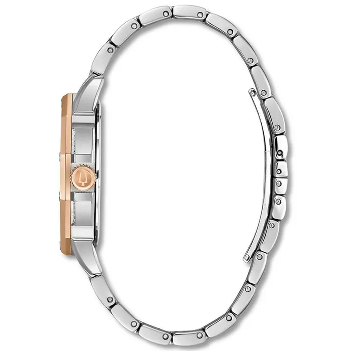 Bulova Bracelets Bulova Mens Bracelet Watch Crystal Quartz DayDate Two Tone Steel 98C133 Bulova Bracelets Bulova Mens Bracelet Watch Crystal Quartz DayDate Two Tone Steel 98C133