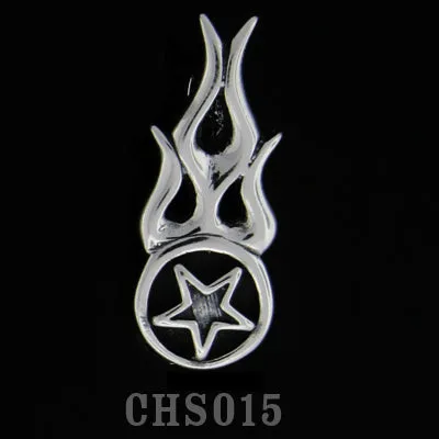 Charm Necklaces DCJ Flamed Star Charm