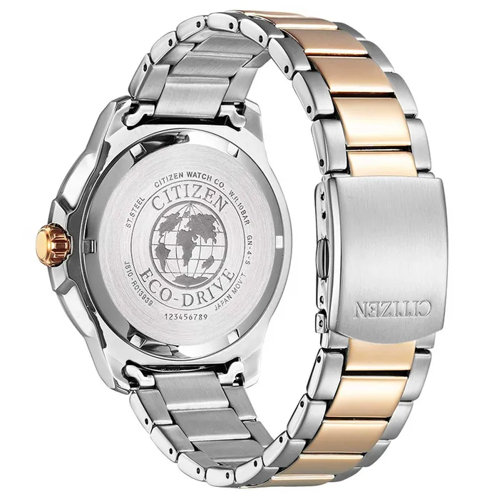 Citizen Bracelets Citizen Mens Watch EcoDrive Black Dial Two Tone Steel Bracelet Date AW152484E Citizen Bracelets Citizen Mens Watch EcoDrive Black Dial Two Tone Steel Bracelet Date AW152484E