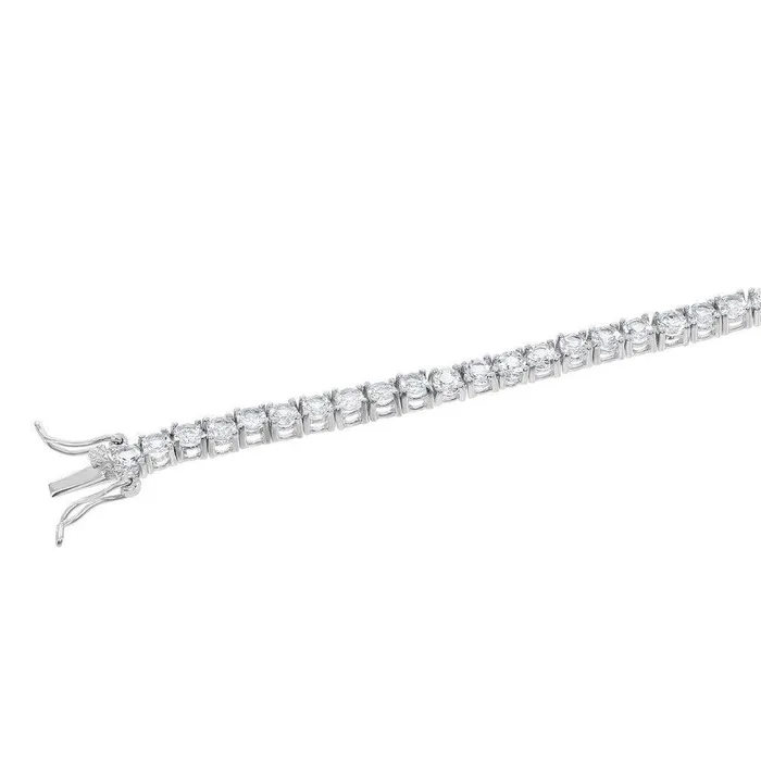 Classic Bracelets Sterling Silver 3mm Prong Set Tennis Bracelet 725