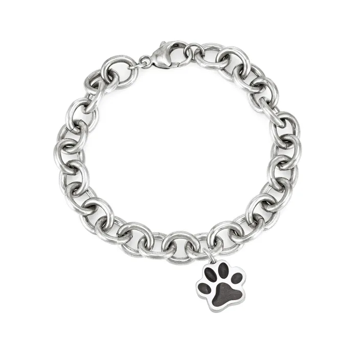 closebymejewelry Bracelets Cable Chain Bracelet with Various Cremation Charms in Sterling Silver