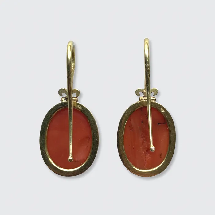 Coral Cameo Earrings 21stfinds Earrings Coral Cameo Earrings 21stfinds Earrings