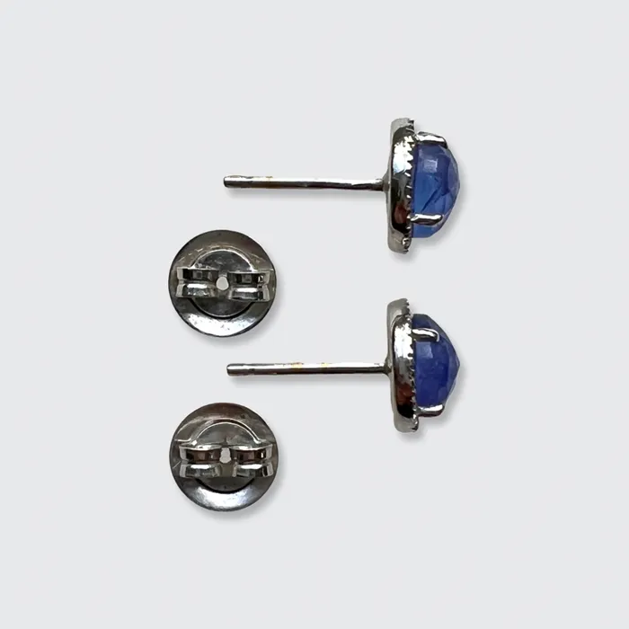 Earrings 21stfinds Tanzanite Diamond Halo Earrings