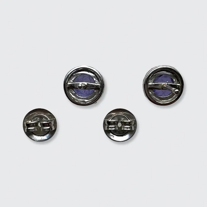 Earrings 21stfinds Tanzanite Diamond Halo Earrings