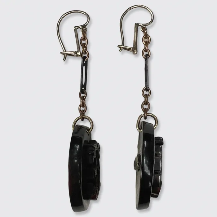 Earrings 21stfinds Victorian Monogram Earrings Earrings 21stfinds Victorian Monogram Earrings