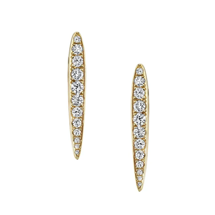Earrings anitako MEDIUM DIAMOND SPEAR EARRINGS