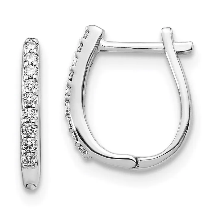 Earrings Jewelry 14k White Gold Diamond Earrings