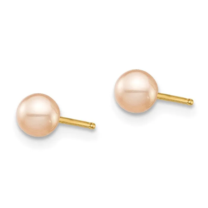 Earrings Jewelry Madi K Kids 14K 45mm WhitePinkPurple Round FWC Pearl Post Earrings Set Earrings Jewelry Madi K Kids 14K 45mm WhitePinkPurple Round FWC Pearl Post Earrings Set