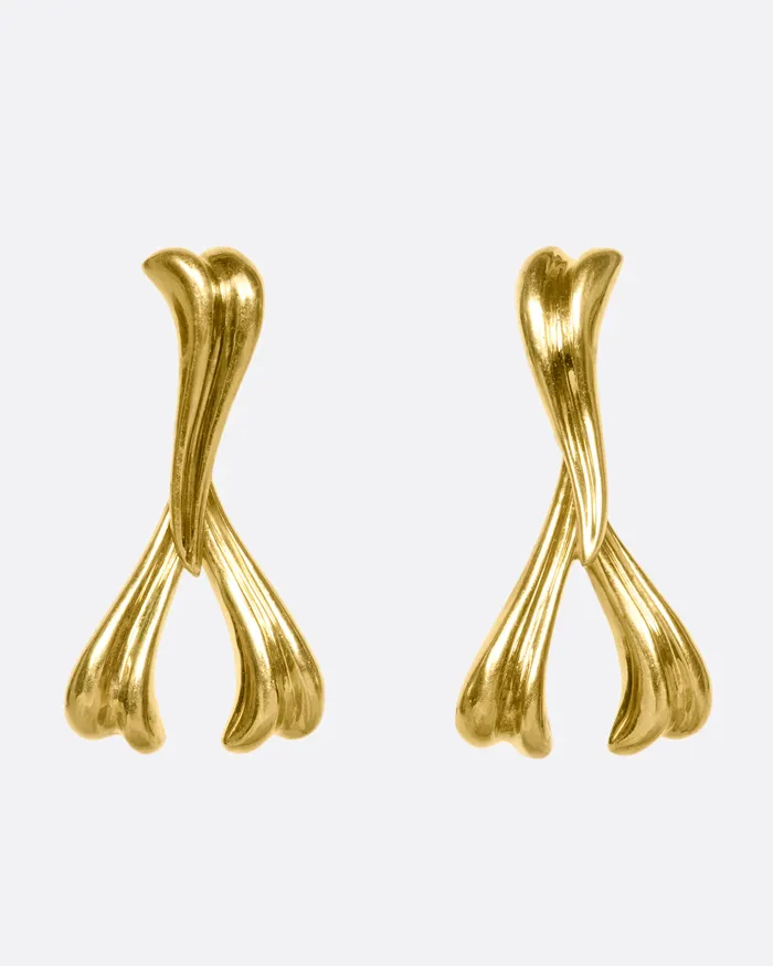 Earrings ORLANDO GOLD REFINERY Wishbone Earrings