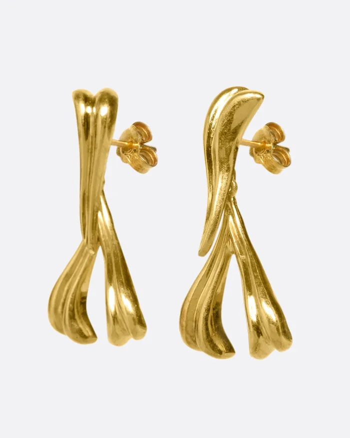 Earrings ORLANDO GOLD REFINERY Wishbone Earrings