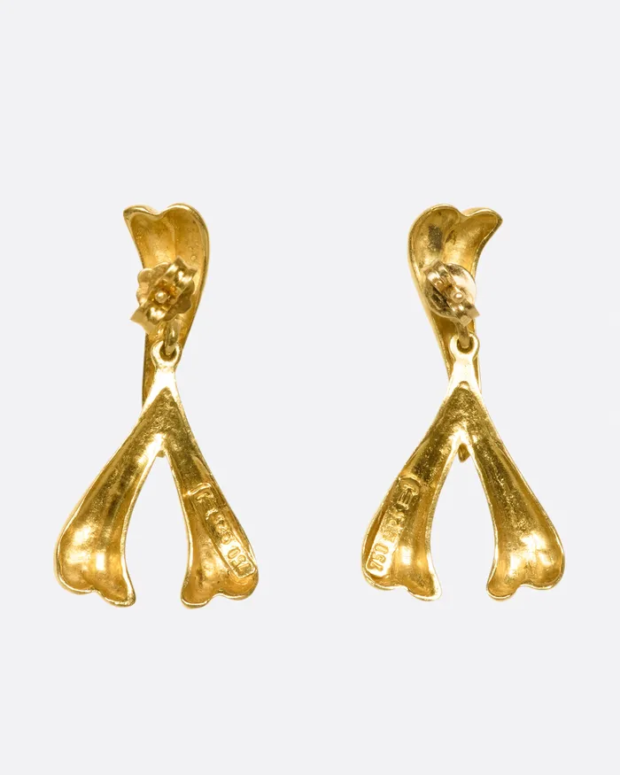 Earrings ORLANDO GOLD REFINERY Wishbone Earrings