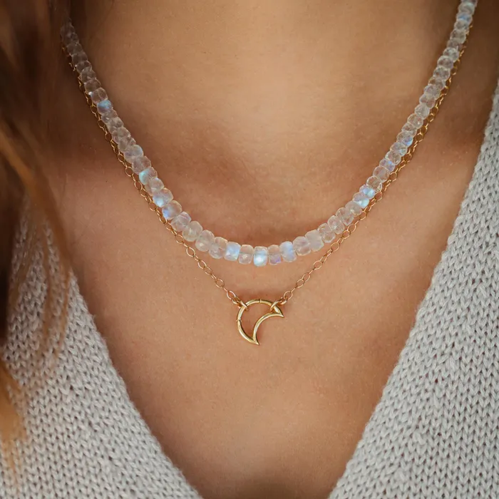 Earthly Abundance Necklaces AAAA Moonstone Necklace