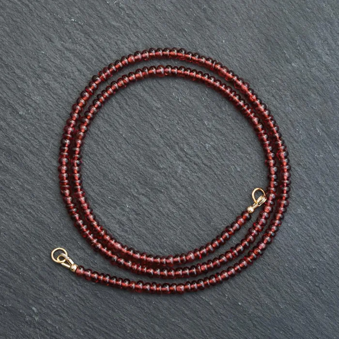 Earthly Abundance Necklaces Natural Garnet Necklace