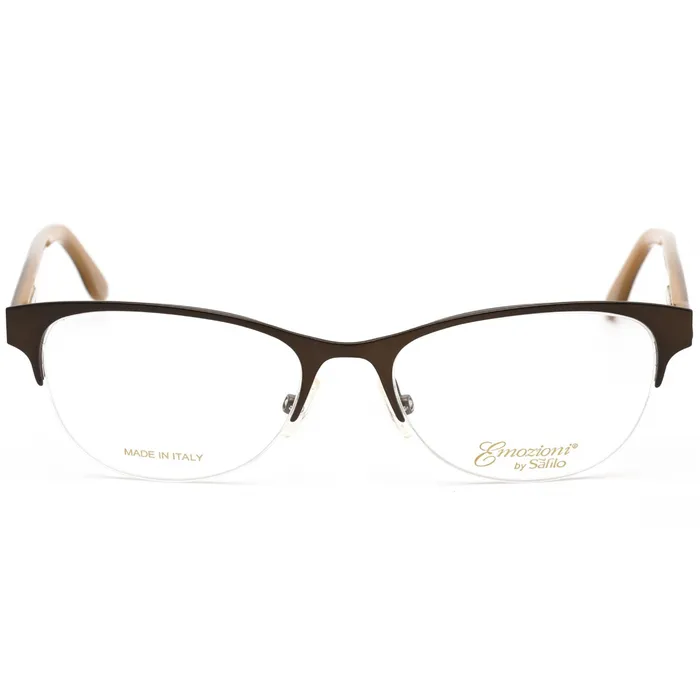 Emozioni Emozioni Womens Eyeglasses Matte BrownBlack Stainless Steel Frame 4370 04IN 00 Bracelets