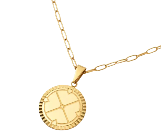 Engravable Compass Necklace VVS Jewelry Necklaces