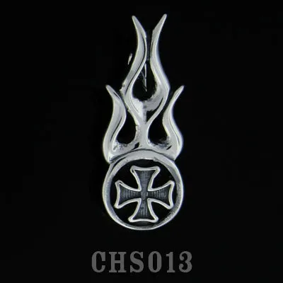 Flamed Cross Charm DCJ Charm Necklaces