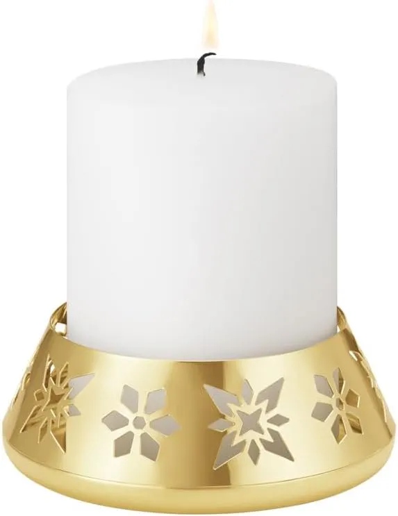 Georg Jensen PreStyled Sets Georg Jensen 2024 Pillar Candleholder Plated in 18k Gold Georg Jensen PreStyled Sets Georg Jensen 2024 Pillar Candleholder Plated in 18k Gold