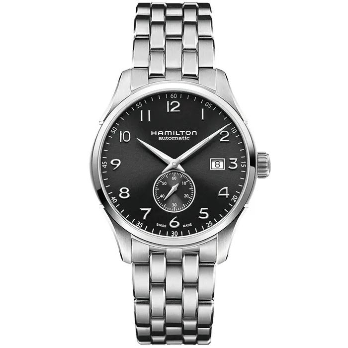 Hamilton Hamilton Mens Watch Jazzmaster Automatic Black Dial Silver SS Bracelet H42515135 Bracelets Hamilton Hamilton Mens Watch Jazzmaster Automatic Black Dial Silver SS Bracelet H42515135 Bracelets