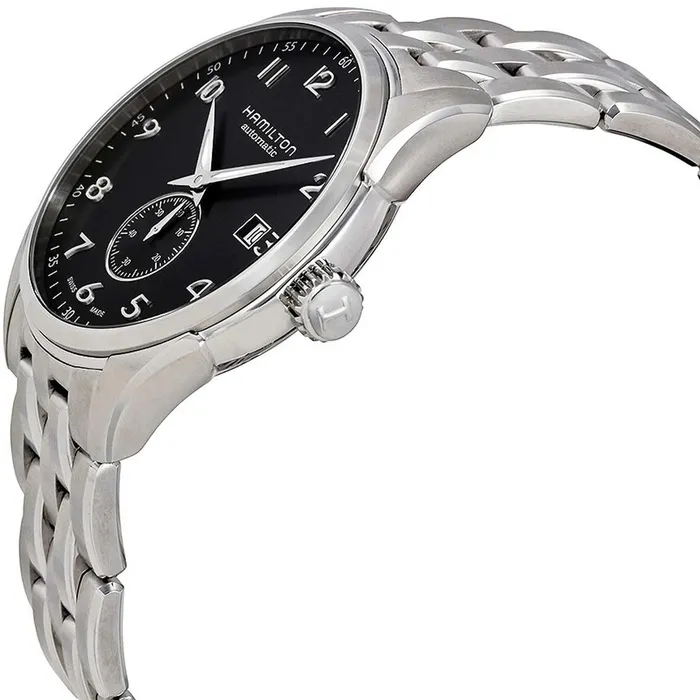 Hamilton Hamilton Mens Watch Jazzmaster Automatic Black Dial Silver SS Bracelet H42515135 Bracelets Hamilton Hamilton Mens Watch Jazzmaster Automatic Black Dial Silver SS Bracelet H42515135 Bracelets