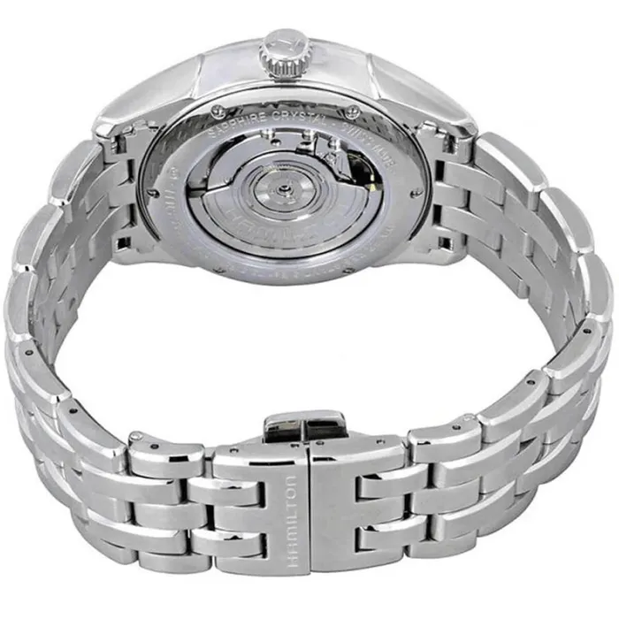 Hamilton Hamilton Mens Watch Jazzmaster Automatic Black Dial Silver SS Bracelet H42515135 Bracelets Hamilton Hamilton Mens Watch Jazzmaster Automatic Black Dial Silver SS Bracelet H42515135 Bracelets