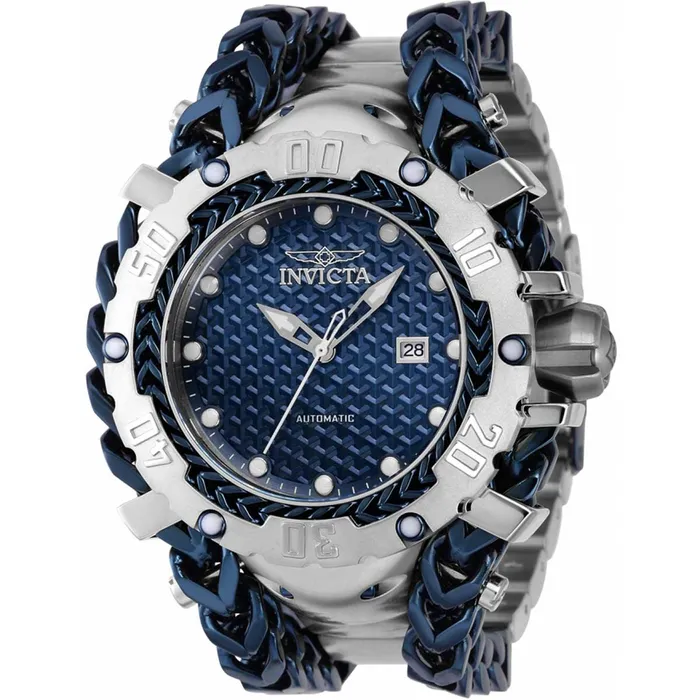 Invicta Bracelets Invicta Mens Automatic Watch Gladiator Blue Dial Two Tone Steel Bracelet 36882 Invicta Bracelets Invicta Mens Automatic Watch Gladiator Blue Dial Two Tone Steel Bracelet 36882