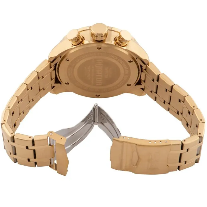 Invicta Bracelets Invicta Mens Quartz Watch Aviator Chronograph Blue Dial YG Steel Bracelet 36602 Invicta Bracelets Invicta Mens Quartz Watch Aviator Chronograph Blue Dial YG Steel Bracelet 36602