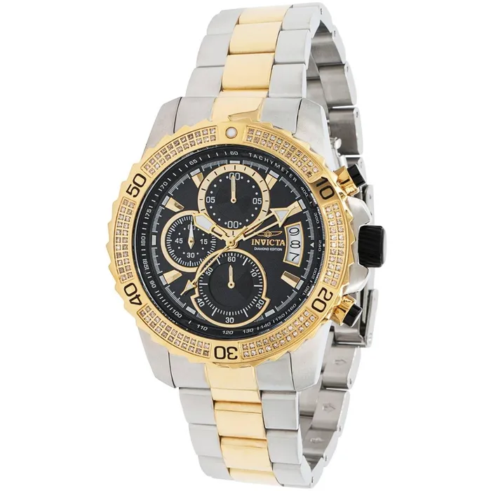 Invicta Bracelets Invicta Mens Quartz Watch Pro Diver Chronograph Date Display TT Bracelet 38000 Invicta Bracelets Invicta Mens Quartz Watch Pro Diver Chronograph Date Display TT Bracelet 38000