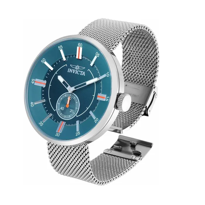 Invicta Bracelets Invicta Mens Quartz Watch Vintage Blue Dial Stainless Steel Mesh Bracelet 29152 Invicta Bracelets Invicta Mens Quartz Watch Vintage Blue Dial Stainless Steel Mesh Bracelet 29152