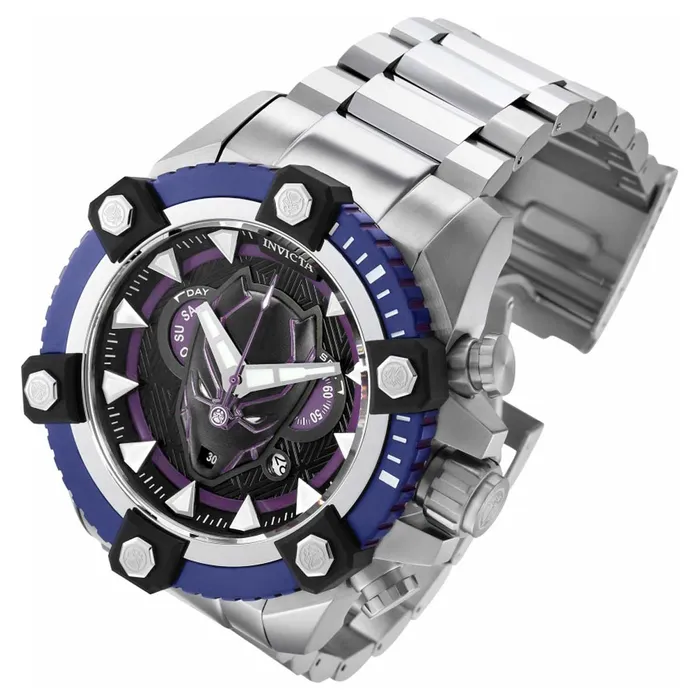 Invicta Bracelets Invicta Mens Swiss Quartz Watch Marvel Black Panther Chronograph Bracelet 38323 Invicta Bracelets Invicta Mens Swiss Quartz Watch Marvel Black Panther Chronograph Bracelet 38323